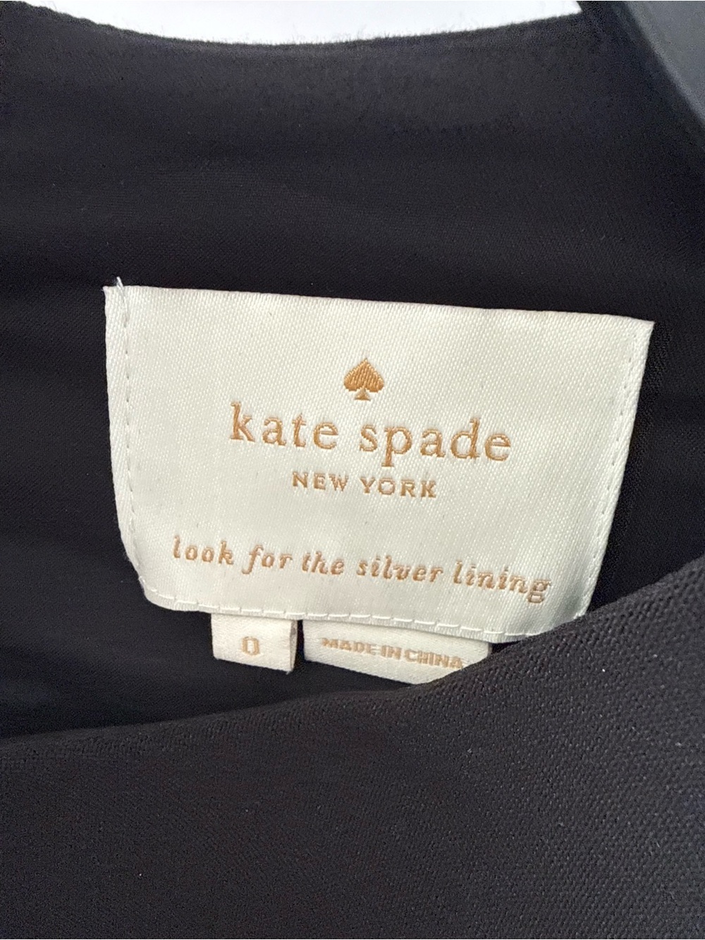 KATE SPADE CLASSIC LITTLE BLACK DRESS